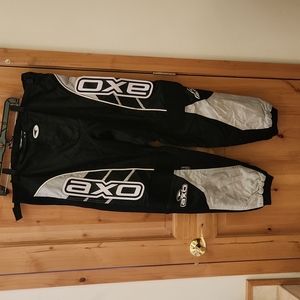 AXO Riding pants size 38 black and silver